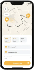 Taxi Customer App